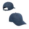 99457_set PHOEBE. Denim, cotton and polyester cap (300 g/m²)