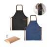99816_set VESPER. 100% cotton canvas apron (300 g/m²) with metal details