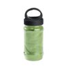 99967_119 ARTX PLUS. Set with a PP and PET bottle and a polyamide and polyester sports towel