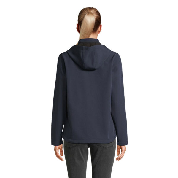 s04448-fn-back RACE HOODED WOMEN