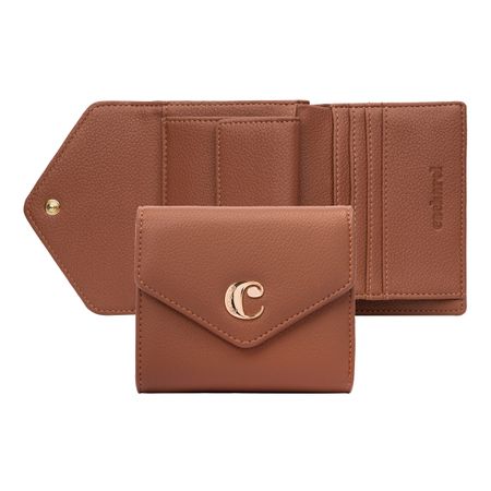 CEL219Z-1 Cacharel Lady wallet Alma Camel