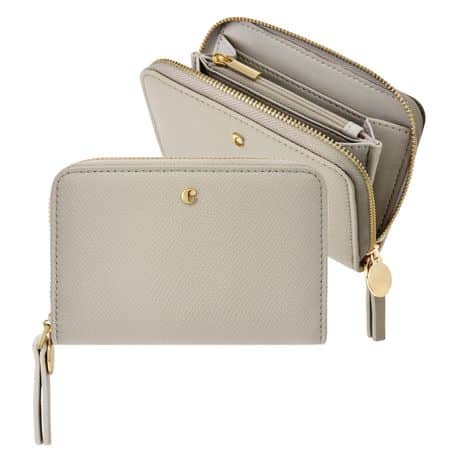 CEL638K-1 Cacharel Zipped wallet Séraphine Light Grey