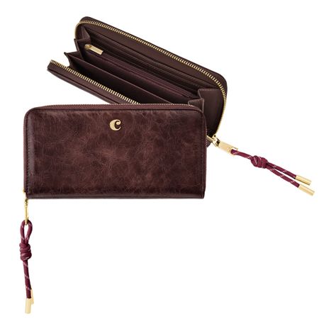 CEL639P-1 Cacharel Travel wallet Philomène Burgundy