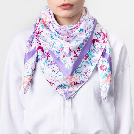 CFL219F-6 Cacharel Scarf Alma White