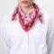CFM034P-3 Cacharel Scarf Hortense Bright Red