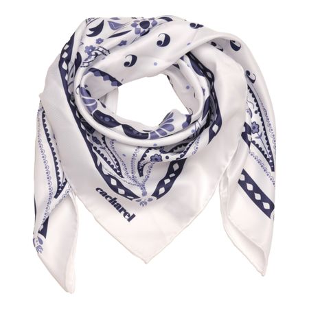 CFM218F-3 Cacharel Scarf Alesia White