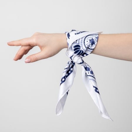 CFM218F-4 Cacharel Scarf Alesia White