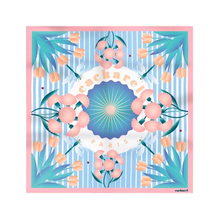 Cacharel Scarf Alix Light Blue
