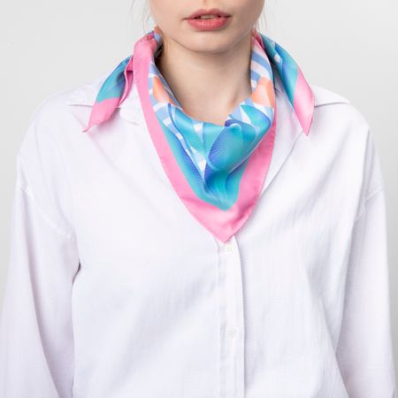 CFM334M-3 Cacharel Scarf Alix Light Blue