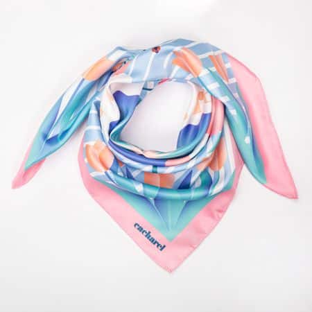 CFM334M-4 Cacharel Scarf Alix Light Blue