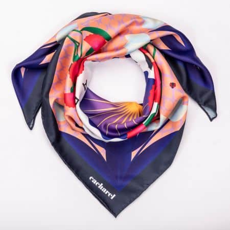 CFM334N-4 Cacharel Scarf Alix Navy