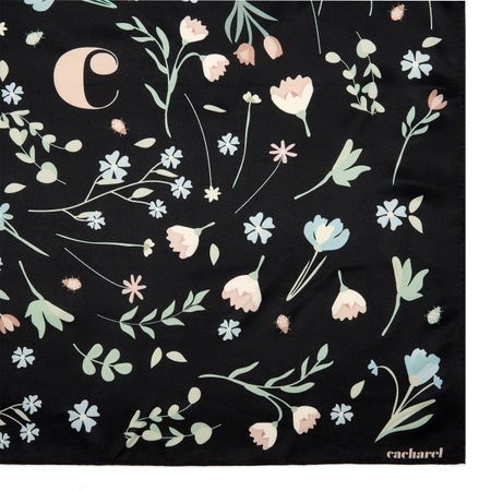 CFM438A-3 Cacharel Scarf Ambre Black