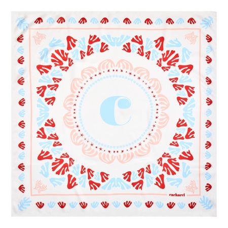Cacharel Scarf Vivienne White