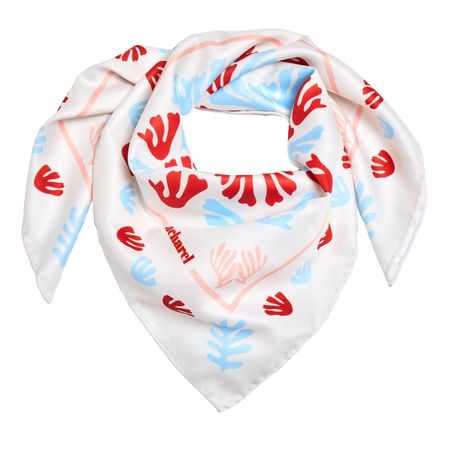 CFM535F-3 Cacharel Scarf Vivienne White