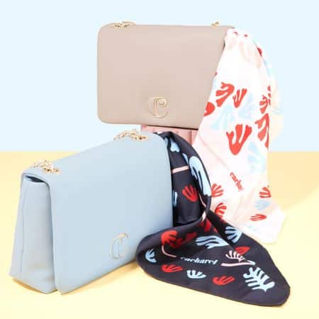 CFM535F-5 Cacharel Scarf Vivienne White