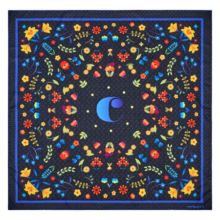 Cacharel Scarf Philomène Navy