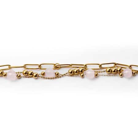CJB450Q-3 Cacharel Bracelet Andrea Gold/pink