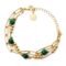 CJB450T-1 Cacharel Bracelet Andrea Gold/ Green