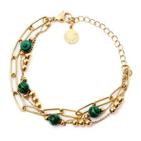 Cacharel Bracelet Andrea Gold/ Green