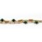 CJB450T-3 Cacharel Bracelet Andrea Gold/ Green