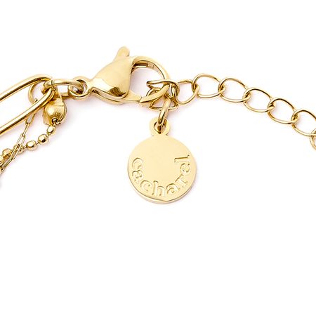 CJB450T-4 Cacharel Bracelet Andrea Gold/ Green