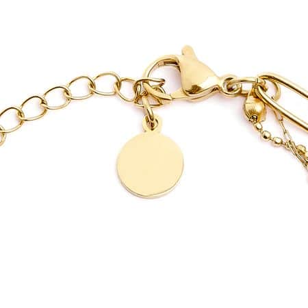 CJB450T-5 Cacharel Bracelet Andrea Gold/ Green