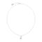 CJC534C-4 Cacharel Necklace Violette Silver