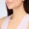 CJC534C-5 Cacharel Necklace Violette Silver