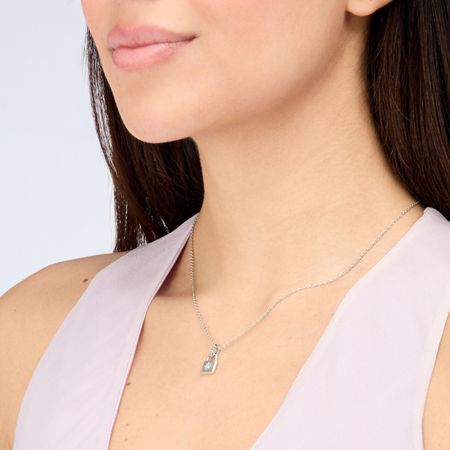 CJC534C-5 Cacharel Necklace Violette Silver