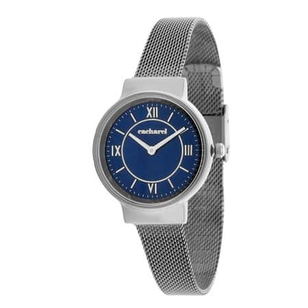 Cacharel Watch Astrid Silver & Navy