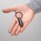FAK470A-3 Key ring Bold Stripe Black