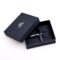 FAK470B-5 Key ring Bold Stripe Chrome & Gun