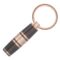FAK470D-1 Key ring Bold Stripe Gun & Rosegold