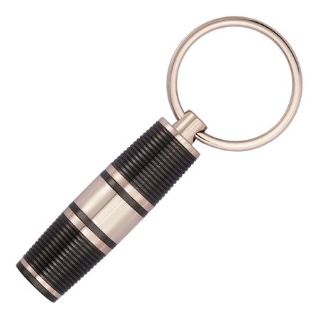 FAK470D-4 Key ring Bold Stripe Gun & Rosegold