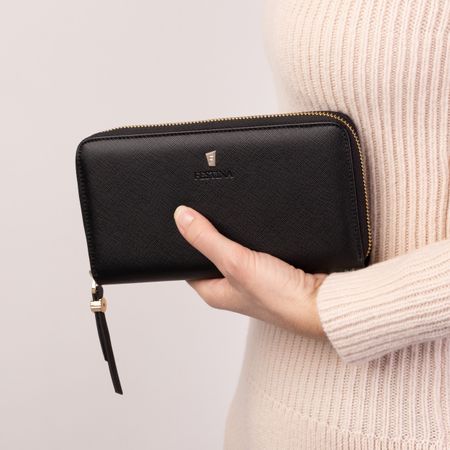 FEL222A-7 Travel wallet Mademoiselle Black