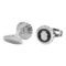 FJM221C-1 Cufflinks Chronobike Black & Silver