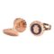 Cufflinks Chronobike Navy & Rosegold