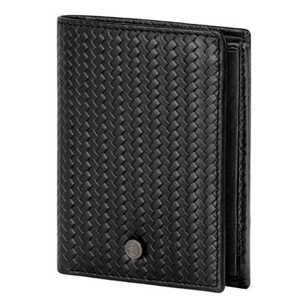 FLE629A-4 Folding card holder Interlace Black