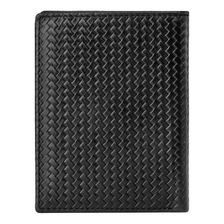 FLE629A-5 Folding card holder Interlace Black