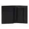 FLF326A-4 Card holder with flap Button Black