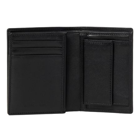 FLF326A-4 Card holder with flap Button Black