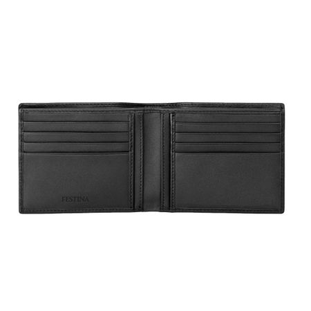 FLW629A-3 Card wallet Interlace Black