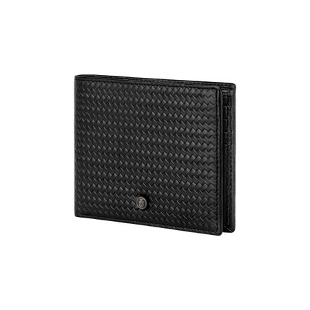 FLW629A-4 Card wallet Interlace Black