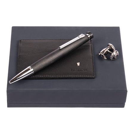 Set (ballpoint pen, card holder & cufflinks)