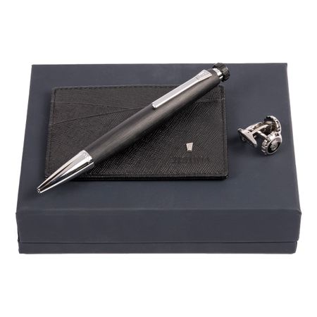 Set (ballpoint pen, card holder & cufflinks)