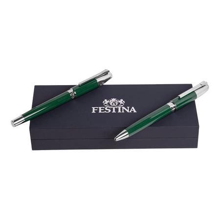 Set Classicals Chrome Green (ballpoint pen & fountain pen)