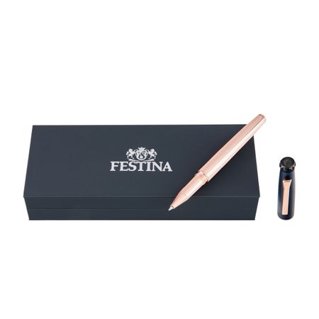 FSC5525N-8 Rollerball pen Chronobike Rose Gold Navy