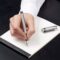 FSH4702B-7 Fountain pen Bold Stripe Chrome & Gun