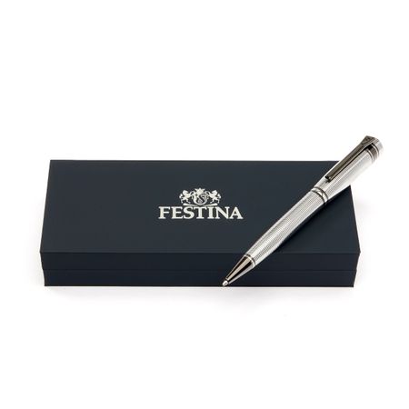 FSH4704B-6 Ballpoint pen Bold Stripe Chrome & Gun