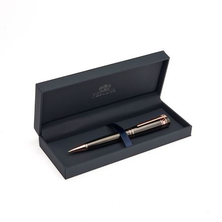 Ballpoint pen Bold Stripe Gun & Rosegold